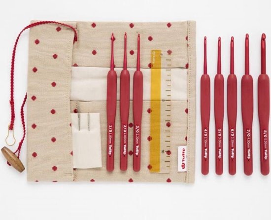 Tulip Etimo Red haaknaalden set softgrip