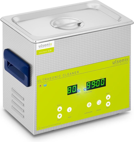 Ulsonix Ultrasoon reiniger - 3.2 l - 120 Watt - degas-functie