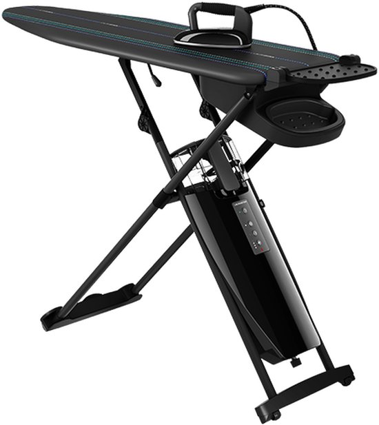 Laurastar Smart U Strijksystemen, Hygiënische DMS-stoom, Verwijdert Bacteriën en Mijten, Actieve Strijkplank, Actieve 3D-Zool, Gepulseerde Stoom, Automatische, Unieke Temperatuur, Geïntegreerde Wieltjes, Afneembaar Waterreservoir