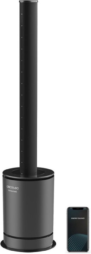 Luchtzuiveraar Cecotec TotalPure 3in1 Connected 80º WiFi 2000W Zwart