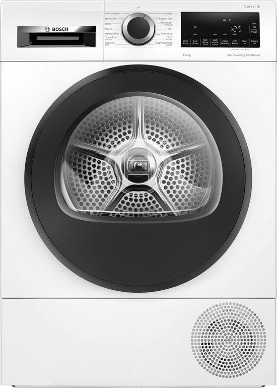 Bosch Serie 6 WQG245D5NL - Wasdroger - Warmtepompdroger - A+++ - Wit