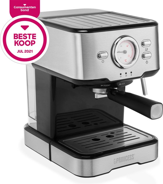 Princess 249415 Koffiezetapparaat - Koffiemachine - Espresso - ESE-adapter