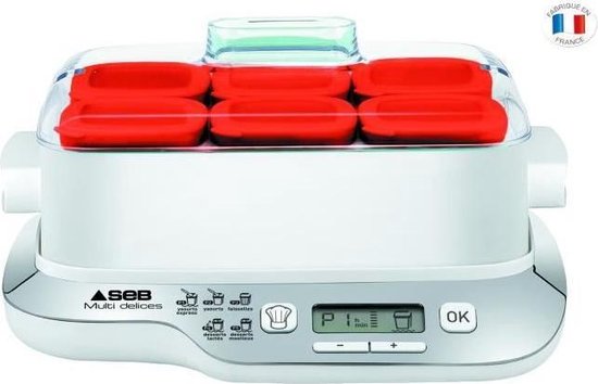 SEB YG660100 yogurt maker 0,84 l Hüttenkäse, Zuiveldessert, Yoghurt 600 W