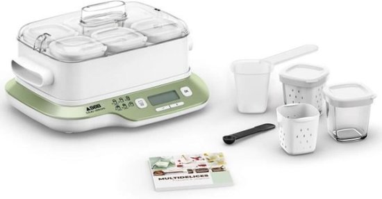 SEB Yoghurtmaker 6 potten, 6 programma's waarvan 1 express-modus, Zelfgemaakte yoghurts en desserts, Gemakkelijk te gebruiken, Made in France YG660A11