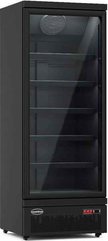 Display Vrieskast | 1 Glasdeur | 600 L | Zwart | CombiSteel 7455.2244