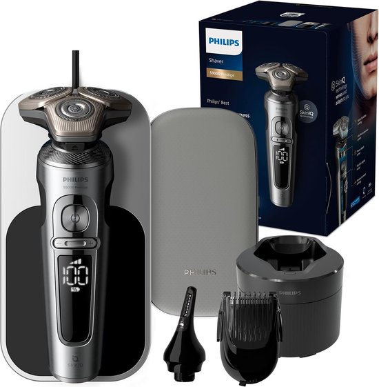 Philips Shaver S9000 Prestige Nat en droog elektrisch scheerapparaat, 9000-serie - Scheerapparaat mannen