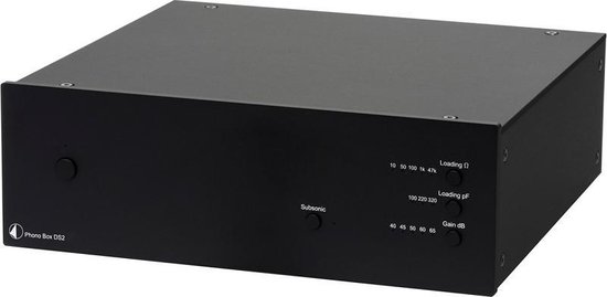 Pro-Ject Phono Box DS2 zwart Phono voorversterker
