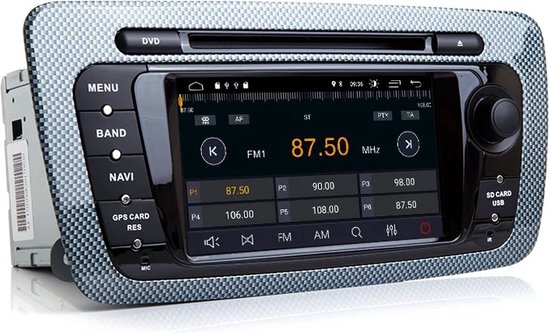 Seat Ibiza 2009-2013 Android 10 CarPlay navigatie en multimediasysteem 2GB + 16GB