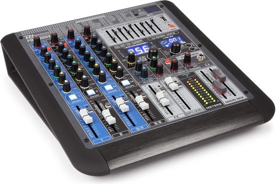 Power Dynamics PDM-S604 6-Kanalen Professionele Analoge Mixer