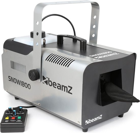 Sneeuwmachine - Beamz SNOW1800 - Sneeuwmachine met afstandsbediening met timer