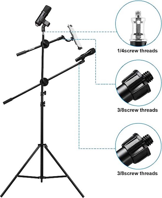 microfoon arm / Microfoon Boom Arm Mic Stand Verstelbare / Microphone Boom Arm Mic Stand Adjustable - microfoon stand