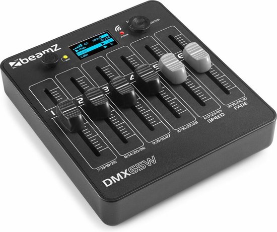 BeamZ DMX65W 30 kanaals draadloze DMX controller op accu