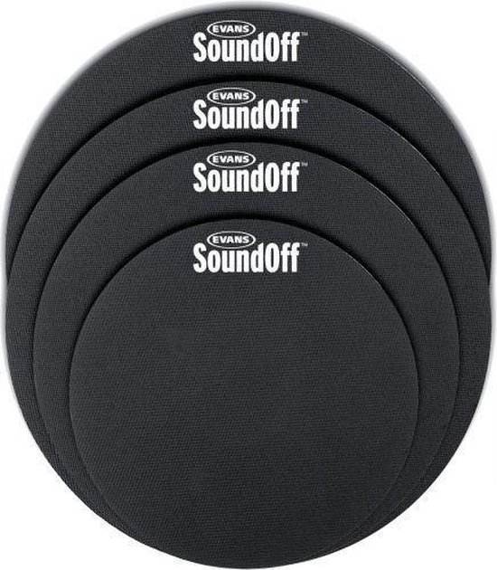 Evans SO-0244 - Sound Off Mute Set - Fusion 10/12/14/14