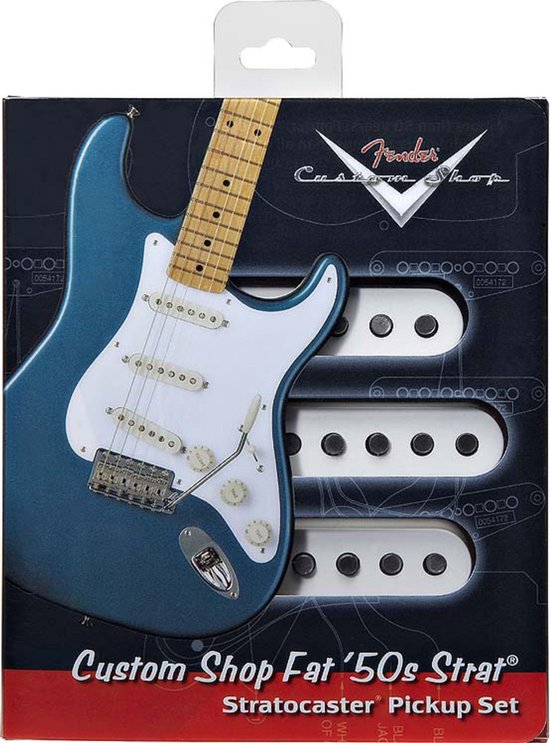 Fender Custom Shop Fat 50s Stratocaster Pickup Set gitaarpickup set