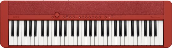 Casio CT-S1 RD - Beginners Keyboard - 5 octaven - inclusief adapter