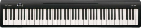 Roland FP-10-BK - Piano - Digitaal - 88 toetsen - Zwart - Ivory feel toetsen