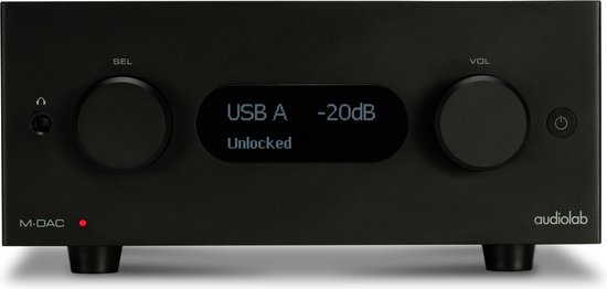 Audiolab M-DAC+ - Multifunctionele DAC- 7 filterinstellingen – Minimalistisch design - Zwart