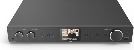 Hama Hifi-tuner DIT2006BT DAB+/internetradio/Bluetooth®/app