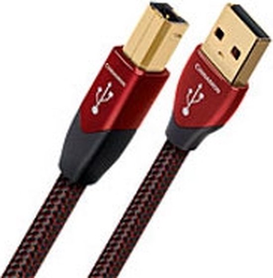 Audioquest Cinnamon USB A naar USB B Kabel - Hifi USB Kabel - 3m