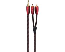 AudioQuest Golden Gate 3.5mm - 2xRCA 12m (mini jack naar tulp verloopkabel)