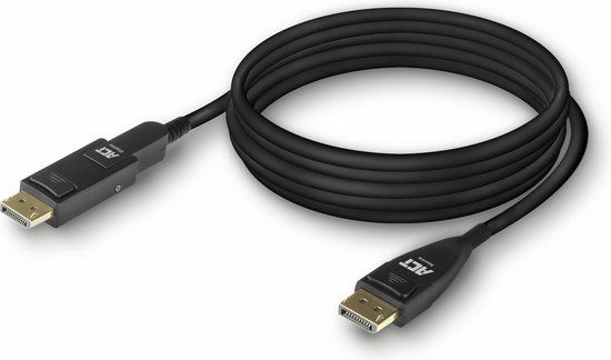 ACT DisplayPort 1.4 Glasvezel kabel – 8K@60Hz – Active Optical Cable (AOC) – Geschikt voor 8K, 4K, 144Hz monitor – 25 meter – AK4153