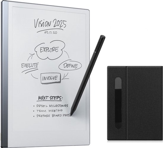 reMarkable ® 2 met Marker Plus en Ultraslanke Antraciet Hoes - the Paper Tablet