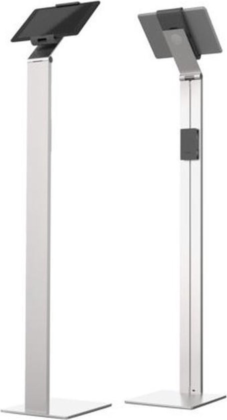 Durable tablet vloerstandaard - 270 x 1215 x 270 mm - Zilver - Anti-diefstal beveiliging
