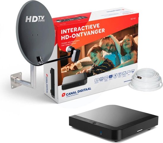 M7 CanalDigitaal Startersset MZ-102 met muurbevestiging