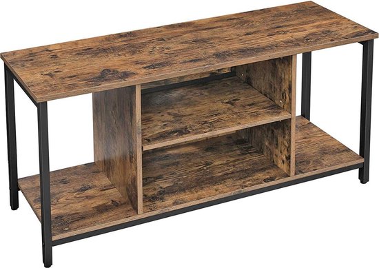 Nancy's Tv Meubel Industrieel - Tv-kast - Tv Lowboard - Tv-tafel - Tv Meubels - Vintage - Bruin - Metaal - 110 x 40 x 50