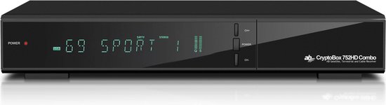 AB CryptoBox 752HD Combo DVB-T2 / S2 / C H.265 HEVC
