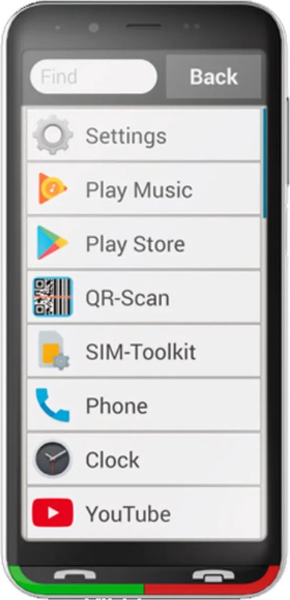 Emporia SUPEREASY Dual-SIM senioren smartphone 32 GB 12.6 cm (4.95 inch) Zwart/zilver Android 10