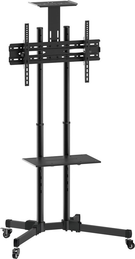 LCD/TV rolstandaard, zwart, tot 50 kg (37" tot 70")