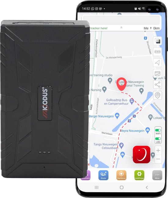 GPS Tracker volgsysteem ML910G - Multifunctionele asset tracker met 10.000mAh accu | Met sim die werkt in 150+ landen! | Geschikt voor auto's, boten, scooters, jetski, vrachtwagens, busjes, enz. | Eenvoudige app, simpel in gebruik, maar uitgebreid