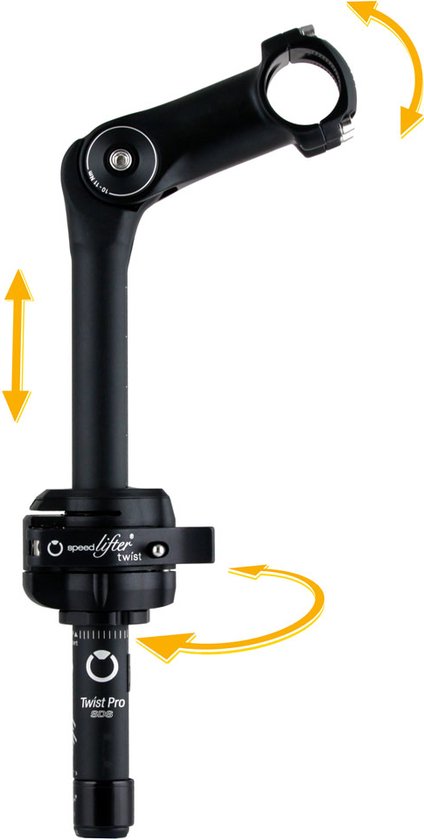 BySchulz stuurpenlift ahead 11/8 inch Twist Pro T11 25.4mm/73mm