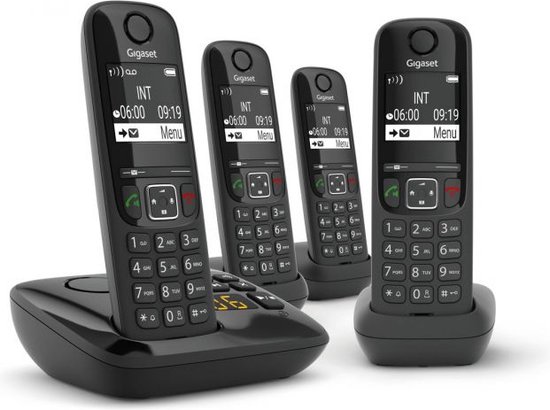 Gigaset AS690A - Quattro DECT telefoon met antwoordapparaat
