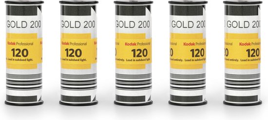 Kodak Professional Gold 200 - 120 film (rolfilm) - 5-pak
