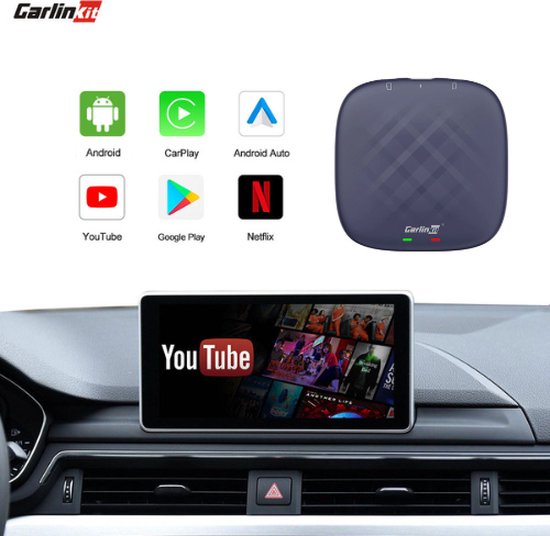 Carlinkit T- Box Plus CarPlay | 4 GB Android Auto | Netflix & Youtube