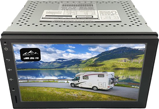 BergGPS - 2-DIN Inbouw Camper Navigatie Radio - voor Peugeot Boxer/Citroen Jumper/ Fiat Ducato - Wifi - DAB+ - Carplay/Android Auto
