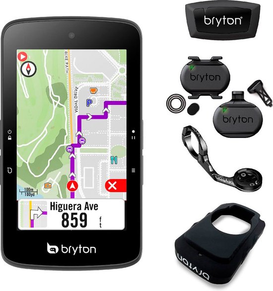 Bryton Rider S800 T Fietscomputer Zwart