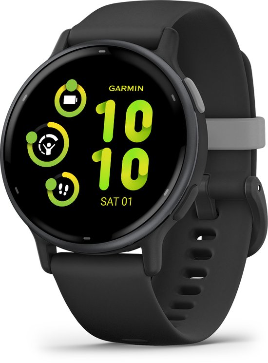 Garmin Vivoactive 5 Music - Smartwatch – Sporthorloge - AMOLED-Scherm -11 dagen batterij - Sportapps 30+ - Meditatie - Garmin Pay – Slaapcoaching - Zwart