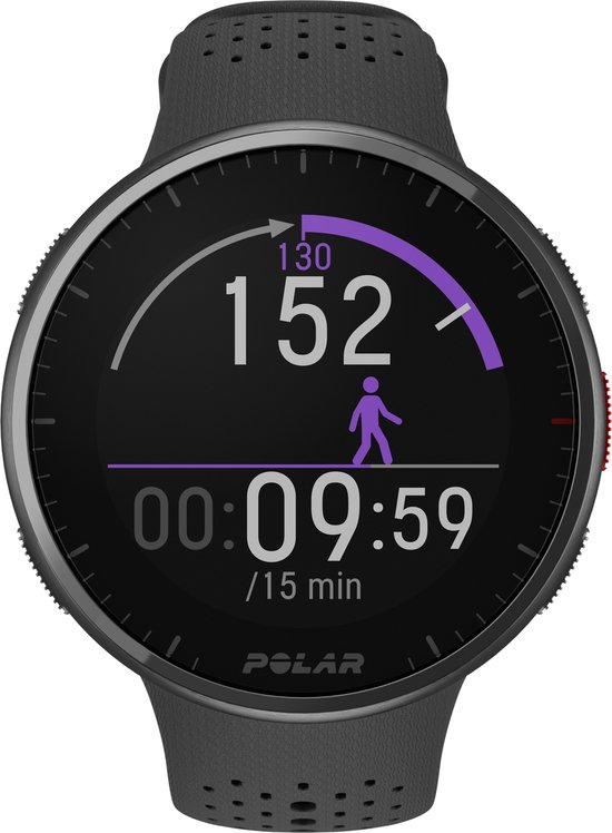 Polar Pacer Pro - Geavanceerd GPS Hardloophorloge - Carbon Gray - Maten S-L