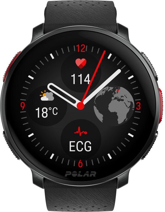 Polar VANTAGE V3 Sport Smartwatch met GPS + Polar H10 hartslagmeter - Zwart/grijs