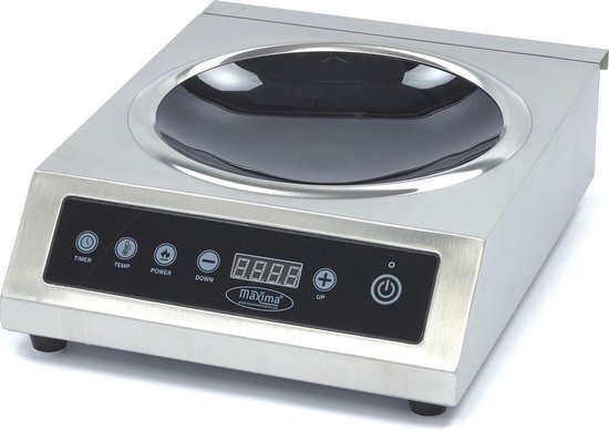 Maxima Horeca Inductie Wok / Wokbrander Professioneel 3500W
