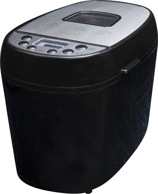 Gastronoma 18260001 - Broodbakmachine, zwart