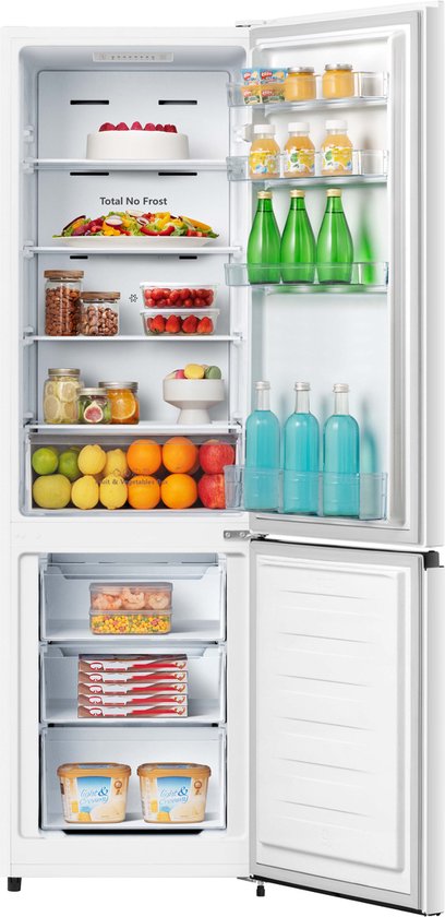 Hisense RB329N4AWE koel-vriescombinatie Vrijstaand 255 l E Wit