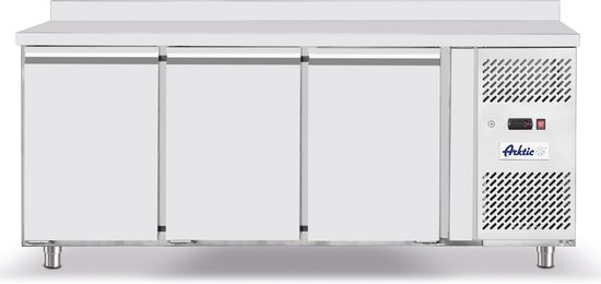 Arktic Vrieswerkbank Profi Line - 3 Deuren - 420L - Geforceerd - -18°C/-22°C - Met Rand 232699 - Horeca & Professioneel