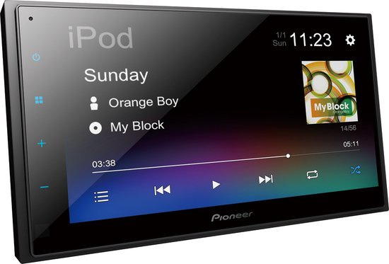 Pioneer DMH-A340DAB - Autoradio - 2DIN - 6.8" Touchscreen - DAB - Bluetooth - WebLink