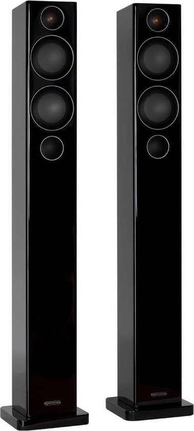 Monitor Audio Radius 270 - Slanke Vloerstaande Luidspreker - Hoogglans Zwart (per paar)