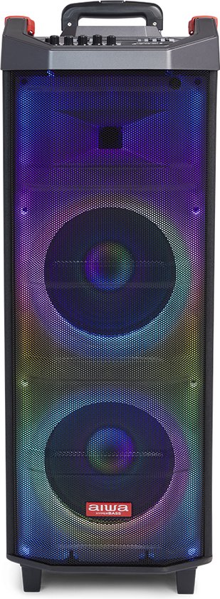 Aiwa KBTUS-710 RGB-LED Party Speaker - 700W P.M.P.O. / 90W RMS. - FM Radio - USB/BLUETOOTH