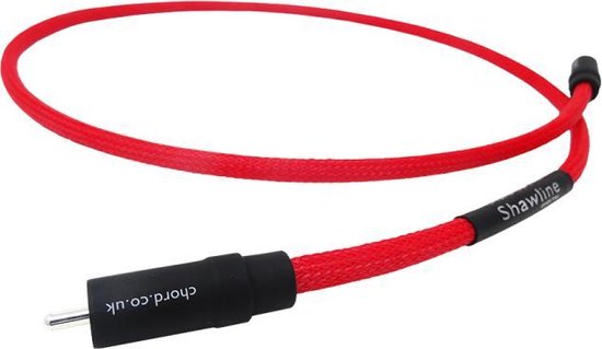 The Chord Company Shawline Digital 1RCA to 1RCA 1m - Digitaal Coaxiaal kabel
